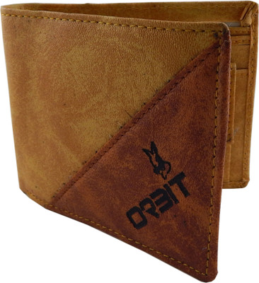 

Orbit Men Tan Genuine Leather Wallet(4 Card Slots), Brown;tan