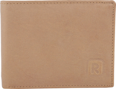 

RED Corvett Men Tan Genuine Leather Money Clip(4 Card Slots)