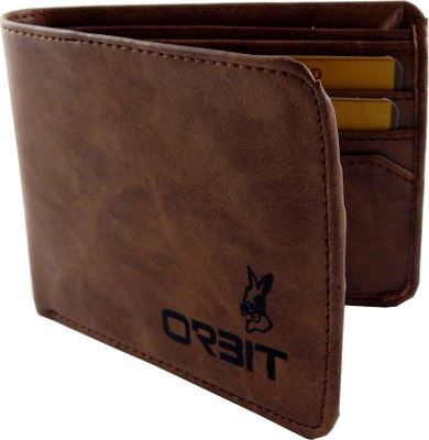 

Orbit Men Brown Genuine Leather Wallet(6 Card Slots)