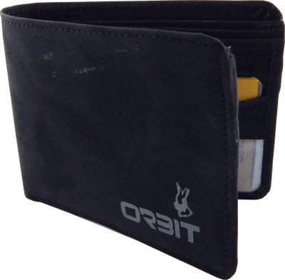 

Orbit Men Black Genuine Leather Wallet(4 Card Slots)