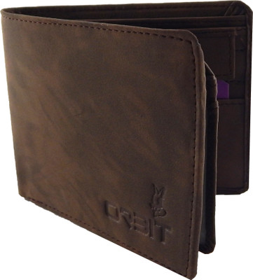 

Orbit Men Brown Genuine Leather Wallet(7 Card Slots)