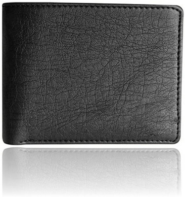 

Eagle Buzz Men Black Genuine Leather Wallet(4 Card Slots)