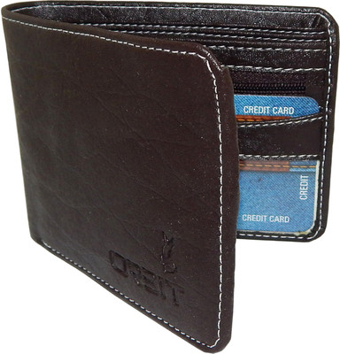 

Orbit Men Brown Artificial Leather, Fabric Wallet(3 Card Slots)