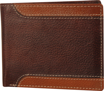 

MOOCHIEF Men Brown, Tan Genuine Leather Wallet(4 Card Slots)