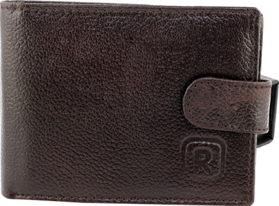 

RED Corvett Men Red Genuine Leather Money Clip(9 Card Slots), Brown