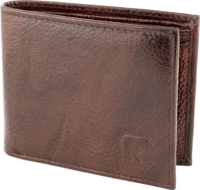 

RED Corvett Men Brown Genuine Leather Wallet(7 Card Slots)