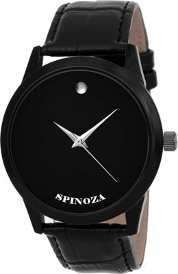 

SPINOZA SP-7_Black professional stylish watch for boys and girls Watch - For Men
