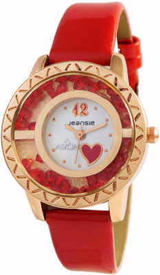 

A Avon Copper Color Red Strap Stylish Watch - For Girls