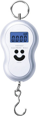 

MANOGYAM 45kg Digital Kitchen Weighing Scale / Luggage Hanging Weighing Scale(Silver)