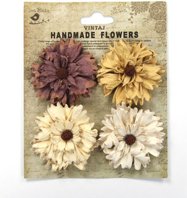 

LITTLE BIRDIE Rustic Zinnia Paper Flowers