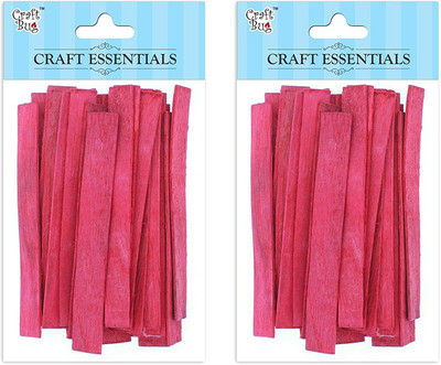 

Craft Bug Popsicle Stick / Lolly Stick /Craft Stick 12.2 cm - Red