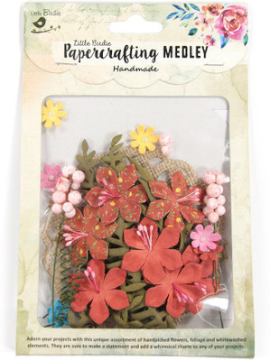 

LITTLE BIRDIE Paper Crafting Flower Kit - Olivia
