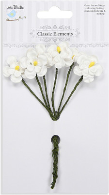 

LITTLE BIRDIE Handmade Paper Flowers Wild Daisies - White