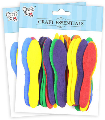 

Craft Bug Wooden Ice Cream Spoon Stick Oval - Assorted