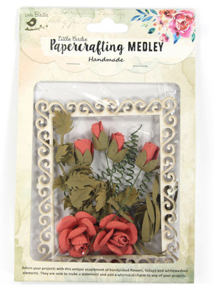 

LITTLE BIRDIE Paper Crafting Flower Kit- Aurora