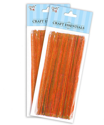

Craft Bug Ice Cream Sticks/ Popsicle Sticks / Lolly Stick - Orange