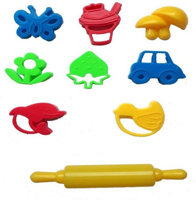 

ecaart Clay Modelling Mould for kids - 9 Moulds