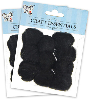

Craft Bug Jumbo Pompom 4 cm - Black