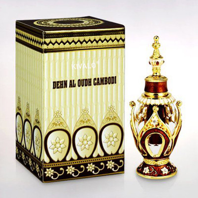 

Kivalo Pure Original Dehn Al Oudh Cambodi Fragrance Perfume Oil (Attar) with Oudh, musk, agarwood (oud) - 3 ml Floral Attar(Dehn el oud)