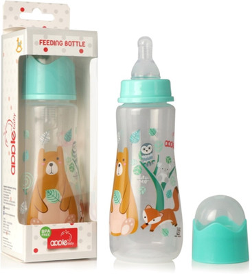 

Apple Baby Feeding Bottle For Babies - Green - 120 ml(green)