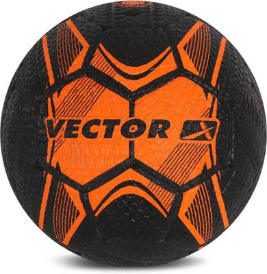 

Vector X "Street Soccer - Moulded" Football - Size: (Pack of 1, Black, Orange