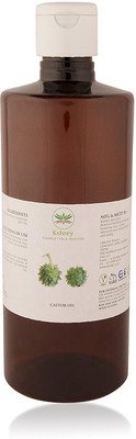 

Kshrey Ayurveda Export Quality Castor Oil Cold Pressed & Hexane Free - 100% Pure Hair Oil For Hair Growth, Face, Skin Moisturizer, Scalp, Thicker Eyebrows And Eyelashes at whole sale price(500 ml)