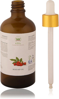 

Kshrey Ayurveda Export Quality Rosehip Oil for face , hair and skin – 100 % Pure , Natural and Cold Pressed , (Seeds imported from Chile ,Oil is extracted & Bottled in India) at whole sale price(50 ml)