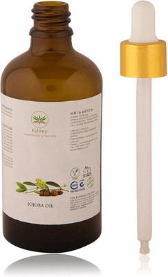 

Kshrey Ayurveda Export Quality Golden Jojoba Oil, Cold Pressed & 100% Pure for Hair, Face, Nails, Skin, Stretch Marks & Sensitive Skin at Whole Sale Price(100 ml)