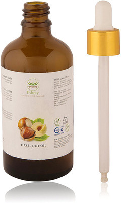 

Kshrey Ayurveda Export Quality Hazelnut Oil Cold Pressed 100% Pure Natural Carrier - Skin, Body And Face. Great For Moisturizing & More! At Wholesale Price(50 ml)