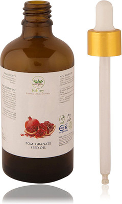 

Kshrey Ayurveda Export Quality Pomegranate Seed Oil Cold Pressed - 100% Pure Hair Oil For Hair Growth, Face, Skin Moisturizer, Scalp and Eyelashes at whole sale price(50 ml)