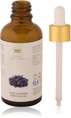 

Kshrey Ayurveda Export Quality Lavender Essential Oil (100% PURE & NATURAL - UNDILUTED) Therapeutic Grade - Perfect for Aromatherapy, Relaxation, Skin Therapy & More! At Whole Sale Price(50 ml)