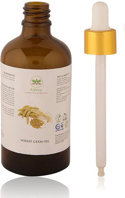

Kshrey Ayurveda Export Quality Wheatgerm Oil- 100% Pure Hair Oil For Hair Growth, Scalp, Thicker Eyebrows And Eyelashes at wholesale price(50 ml)