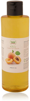 

Kshrey Ayurveda Export Quality Apricot Oil for face , hair and skin – 100 % Pure , Natural and Cold Pressed at whole sale price(200 ml)