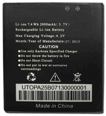 

Karbonn Battery - A25 PLUS (2000 mAH)(Black)