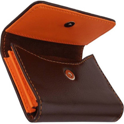 

LEATHER ATM 10 Card Holder(Set of 1, Brown)