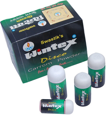 

Wintex Disco Fast to fast Carrom Powder Pack of 12 Bottles of 20 Grams Each Board Game