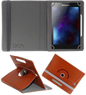 ACM Book Cover for Lenovo Tab 2 A7-30hc(Brown, Cases with Holder)