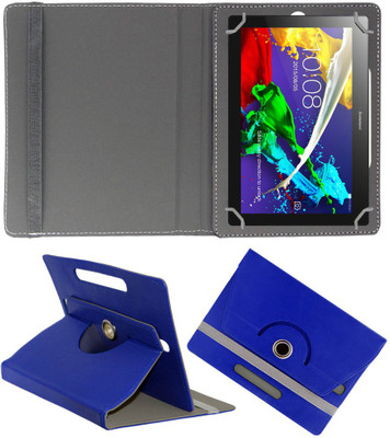 ACM Book Cover for Lenovo Tab 2 A8 360 Degree Rotating Cover(Blue, Pack of: 1)