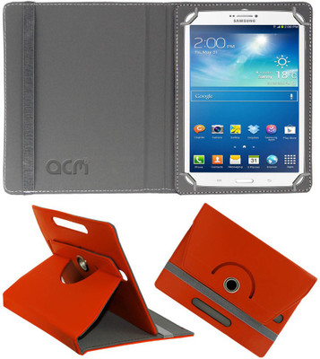 ACM Flip Cover for Samsung Galaxy Tab 3 T311(Orange, Cases with Holder)