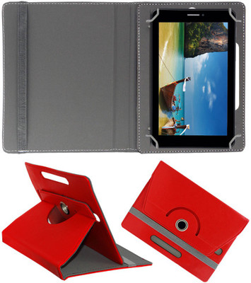 ACM Flip Cover for Iball Slide 7236 2g(Red, Cases with Holder, Pack of: 1)