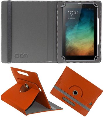 ACM Flip Cover for Micromax Canvas Tab P701 Plus 7 inch(Orange, Cases with Holder, Pack of: 1)