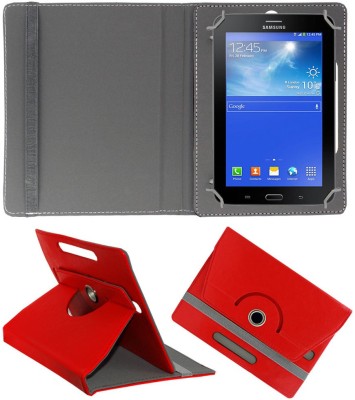 ACM Book Cover for Samsung Galaxy Tab 3 T111 Neo Tablet Rotating Case(Red, Pack of: 1)