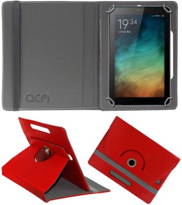 ACM Flip Cover for Micromax Canvas Tab P701 Plus 7 inch(Red, Cases with Holder, Pack of: 1)