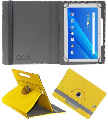 ACM Flip Cover for Lenovo Tab 4 10.1 inch(Yellow, Cases with Holder, Pack of: 1)