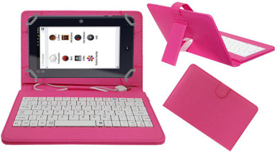 ACM Keyboard Case for Iball Slide I7218(Pink, Cases with Holder)