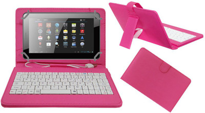 ACM Keyboard Case for Micromax Funbook Talk P362(Pink, Cases with Holder, Pack of: 1)