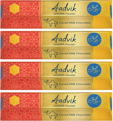 

Aadvik Camel Milk Butterscotch Chocolate Bars(Pack of 4, 112 g)