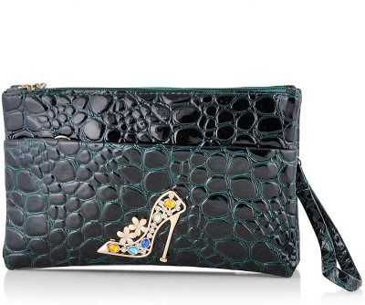 

Eyeslanguage Casual Green Clutch