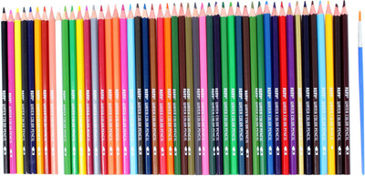 

Tootpado 48 Pcs Color Pencils Set - (8SST18) - Unique Colors Premium Pre-sharpened 3.3mm Precision Tips Regular Shaped Color Pencils(Set of 1, Multicolor)