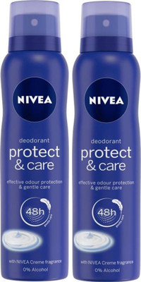 

Nivea Protect & Care Deodorant Deodorant Spray - For Girls(300 ml, Pack of 2)